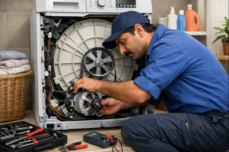 Washing machine drum motor PCB repair