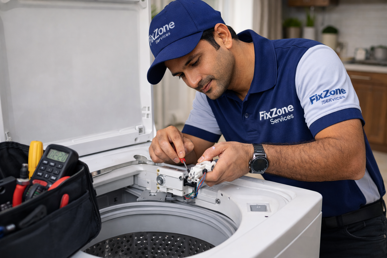 top load washing machine water drainage repair service in Hyderabad